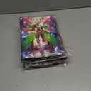 3 x Protective Trading Card Sleeves for 3 Ring Binder - 4 Pocket Double Sided Collection Binder Album for 400 Cards, Durable Scratch-Resistant PU Cover, Portable Organizer for MTG & Game Cards (Green Elf)