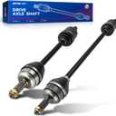 KAX CV Axle Front Driver and Passenger Side Fit for Honda Civic 2006 2007 2008 2009 2010 2011 2012 2013 2014 2015 1.8L, Front CV Axle Shaft Assembly 66-4232 66-4233