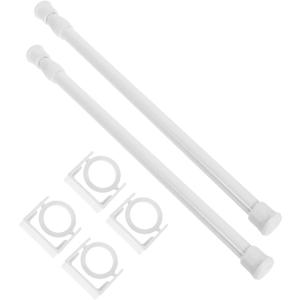 2Pcs Adjustable No Drill Towel Rods Versatile Towel Organizer for Bathroom and Saving Design Elegant Towel Holder Multifunctional Towel Rack