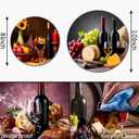 TUMOVO Red Wine Burn Covers for Electric Stove Kitchen Decor Wooden Barrel Round Stove Burner Cellar Gas Burner Covers,Metal Stove Burner Cover Set of 4 Grape Gilt Fruit Food Pattern(Yellow),10''x10' (Artwork-01)