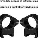 Scope Rings 1 Inch,2 Packs of Medium Profile Scope Mount Rings for 21mm Picatinny Rails