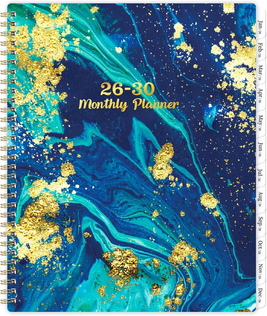 Monthly Planner/Calendar 2026-2030 - 5 Year Monthly Planner 2026-2030 from January 2026 - December 2030, 9" x 11", 2026-2030 Calendar Planner with Tabs