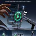 ESR for MagSafe Car Mount Charger, for Magsafe Car Charger, Dashboard Suction Cup Magnetic Car Mount, 360 Rotation, Magnetic Car Phone Holder for iPhone 17e/17/16/15/14/13/12, S26/S25, Fast Charging