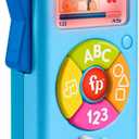 Fisher-Price Baby Learning Toy Laugh & Learn Puppys Music Player with Lights & Fine Motor Activities for Infants Ages 6+ Months, Blue