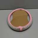 New Crystal Rhinestones Steering Wheel Cover for Women Girls Bling Diamond Pink Leather Steering Wheel Cover Car Accessories Universal 15 Inch Wheel Protector(Pink)