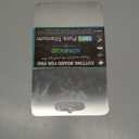 APMRQIB Titanium Cutting Board, 100% Pure Titanium Cutting Boards for Kitchen, Double Sided Non Toxic Cutting Board, Hygiene Durable Dishwasher Safe 10.5”×6.3”
(Silver)