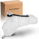 Partsflow Coolant Reservoir Tank W/Cap&Pipe For 2005-2010 Chrysler 300 For 2008 2009 2010 Dodge Challenger For 2006 2007 2008 2009 2010 Dodge Charger For 2005-2008 Dodge Magnum 603-056