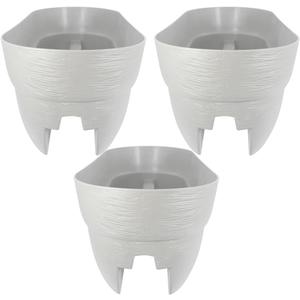 Emsco Group Rail Planter, White