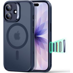 ESR for iPhone 17 Case, Camera Control, Compatible with MagSafe, Shockproof Military-Grade Protection, Magnetic Phone Case for iPhone 17, Classic Hybrid Case, Frosted Blue