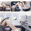 Sunany Inflatable Foot Rest Pillow for Travel, Kids/Adults Airplane Travel Pillow-Adjustable Height Cushions,for Kids to Sleep While Traveling,Suitable for Office, Home and Any Travell (1 Pack)