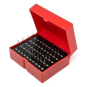 Steel PIN GAGE Set Plastic CASE (PIN-M0-50)