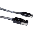 CA-118-Micro – USB and Micro USB Cable, High Speed, 1 m, Black