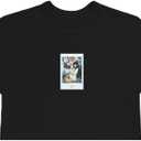 Lisa Women's Official Polaroid Baby T-Shirt, Black