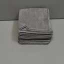 MR.SIGA Microfiber Cleaning Cloth, All-Purpose Microfiber Towels, Streak Free Cleaning Rags, Pack of 12, Grey, Size 32 x 32 cm (12.6 x 12.6 inch)