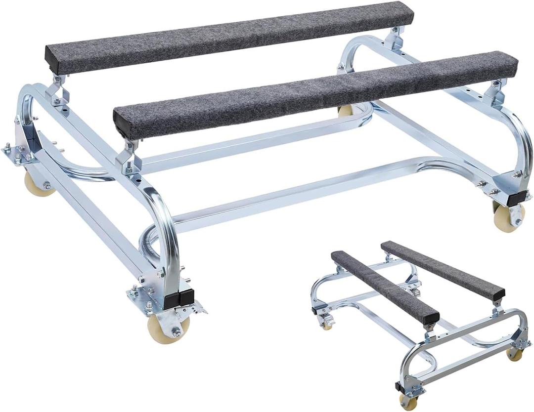 Jet Ski Dolly, 1300 LBS, Adjustable Bunks, 4 Brake Casters