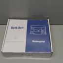 HONGJING Red Light Massage Back Brace with Heat for Lower Back Pain Relief, Cordless Back Support Massager Belt Rechargeable for Pain from Herniated Disc, Scoliosis, Sciatica (L)