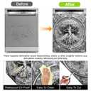 AOHMPT Dishwasher Magnet Sticker Cover: Panel Decal Decorative for Kitchen Decoration, 23"x26" Home Appliances Decor Stickers Panel Decor (Tree A)