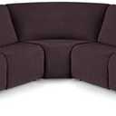 VANSOFY Stretch Reclining Sectional Couch Covers, 5-Pieces, Chocolate | Extra Large 5 Seat Recliner Cover, Thick Soft Washable Slipcovers, Non-Slip, Sectional Corner Cover for L Shape Sofa