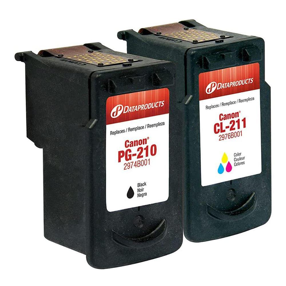 Data Products Remanufactured Inkjet Cartridges Canon PG-210/CL-211 Combo Pack