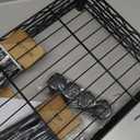 Oceanstar Portable 2-Tier Metal Rolling File Cart, Black