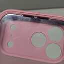 BERFY for iPhone 17 Pro Max Case, Compatible with MagSafe, Built-in Glass Screen Protector, Camera Protection, Shockproof Full Body Phone case 6.9", Translucent Palevioletred