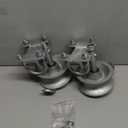 Rear Pipe Track Wheels for Chain Link Sliding Gates-by Sourdough Gate Hardware