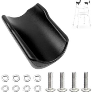 Rollator Armrest Pad, Universal Rollator Arm Rest Attachment, Soft and Comfortable Rollator Elbow Pad for Seniors Upright Walkers and Stand-up Rollators