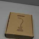 LEPOWER Clip on Light, Reading Lights for Books in Bed with 5 Colors & Stepless Dimming, RG0 Eye-Care, Auto Timer & Night Light, Strong Clamp for Headboard, Bedside, Desk, Black