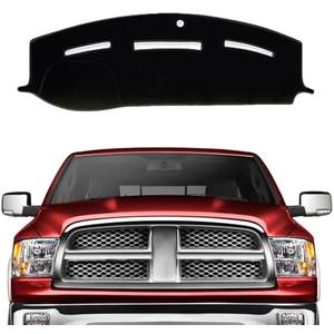 Juborre Dash Cover for 2010-2018 Dodge Ram 1500 2500 3500 Accessories,Polyester Dashboard Cover for Ram, Non-Slip Dash Mat No Glare UV Rays Protector Dash Pad