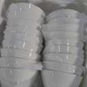 Domensi 18 Pcs 8 oz Porcelain Bowls Small Dessert Bowls Porcelain Broth Cups Soup for Ice Cream Dipping Sauce Bouillon Soups Salads Cereal, Microwave and Dishwasher Safe