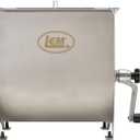 LEM Products MightyBite 20 Pound Capacity Manual Meat Mixer, Stainless Steel, Manual Only