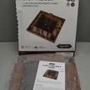 Ropoda Wooden Shut The Box Game (2-4 Players) - Large 4 Sided Board, 8 Dice, Rules - Amusing Addition Game for Kids & Adults, 12 Inch