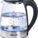Azeus 1.8L Electric Kettle CX-817 - Fast Boil, Auto Shut-Off, Boil-Dry Protection, 360° Swivel Base - Stainless Steel Water Boiler for Tea, Coffee, and Hot Water