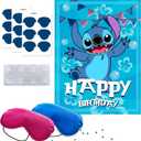 Blue Decor Birthday Decorations Boy Party Games for Room Posters Toys and Games Room Dcor