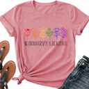 Autism Teach Shirts Women Autism Awareness T Shirt Autism Support Tee Tops Autism Teacher Short Sleeve Shirt