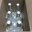 Swing Top Glass Bottles with Airtight Lids, Flip Top, for Carbonated Drinks, Kombucha Bottles, 2nd Fermentation, Water - 16 Ounces - 6 Pack
