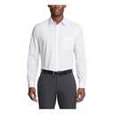 Van Heusen Men's Dress Shirt Regular Fit Poplin Solid, White, 15" Neck 32"-33" Sleeve M