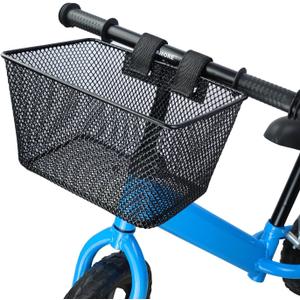 SAMORE Kids Bike Basket Versatile Metal Front Bike Basket for Youth