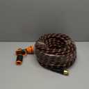 Giraffe Tools Garden Hose 75FT 1/2 Non-Expandable Lightweight Flexible Water Hoses Burst 600 psi with 9 Spray Function Nozzle Heavy Duty Hose