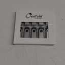 Enfain 10-Pack of 128MB USB Flash Drives in Black with LED Indicator and 12 Removable White Labels for Content Marking