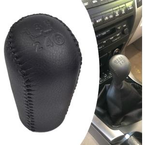 Hacreyatu Leather Gear Shift Knob for Toyota Hilux Mk6 MK7 Sr5 Vigo Revo Pickup Fortuner (5 Speed)