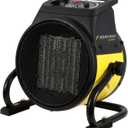 Dura Heat EUH1465 Electric Forced Air Heater with Pivoting Base 5,120 BTU, Yellow (8.5" Height)