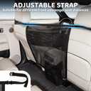 TKYZ Dog Car Barrier,Dog Car Net Barrier with Mesh Organize,Pet Divider Fit Car/SUV/Truck