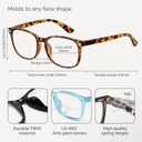 CCVOO Blue Light Blocking, Unisex, Filter UV Ray/Glare Reading Glasses (*C1 Mix)