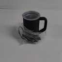 Secura  , Electric Milk Steamer Stainless Steel, 8.4oz/250ml Automatic Hot and Cold Foam Maker and Milk Warmer for Latte, Macchiato (Black) (8.4oz, Black)