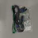 XLR Splitter, Balanced XLR Splitter Cable Male to 2 Female, XLR Y Splitter Cable 3-Pin - 1ft