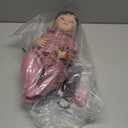 iCradle Lovely Reborn Baby Dolls Eyes Opened 19 inch 48 cm Real Awake Baby Realistic Newborn Baby Dolls Soft Cloth Body Adorable Real Life Baby Doll Toy for Kids Age 3+