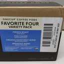 San Francisco Bay K-Cup Coffee Pods Favorite Four Variety Pack (80 ct), Includes French Roast, Fog Chaser, Organic Rainforest, & Breakfast Blend, Commercially Compostable Single-Serve Coffee Pods, BBD 05/20/2027