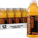 vitaminwater Essential Orange-Orange, Flavored Water Beverage, 20 fl oz Bottles, 12 Pack,  Best By: Jan 12/26