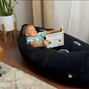 Inflatable Sensory Peapod for Kids with Sensory Needs(60 inches, Ages 6-12) - Compression Lounger Chair for Calming & Relaxing - Air Pump Included